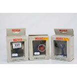 Three boxed Mamod Power Tools to include Grinderm Polisher and Power Hammer