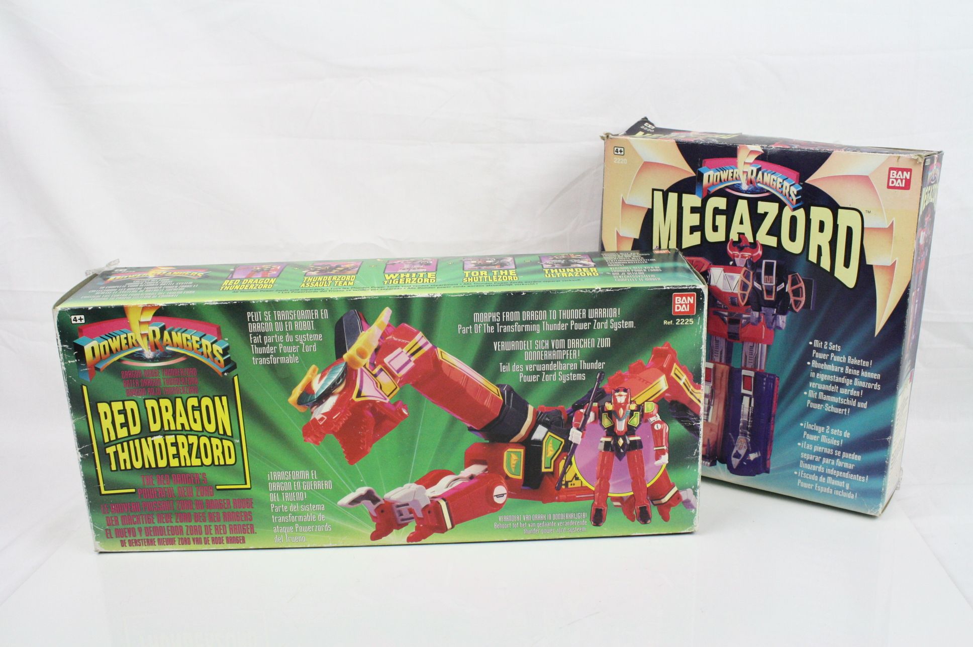 Boxed Bandai Power Rangers 2225 Red Dragon Thunderzord plus a Bandai 2220 Megazord box with - Image 2 of 7