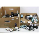 Collection of over 50 diecast and plastic Police model vehicles to include mainly Corgi examples