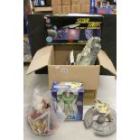 Quantity of Sci Fi & TV related toys and games to include circa 1990s Star Wars Millennium Falcon,