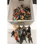 Collection of action figures circa 2000 to include Lord of The Rings, WWE Wrestling, Gaming and Star