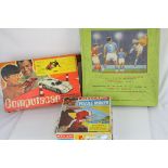 Three boxed games to include Subbuteo Continental Club Edition (near complete), Mettoy Computacar