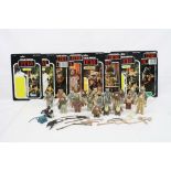 Star Wars - 19 Original Ewok figures with many accessories to include Teebo, Romba, Paploo,