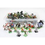 Quantity of plastic and metal Games Workshop Warhammer figures, mainly painted examples