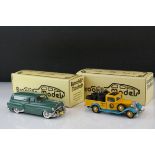 Two boxed Brooklin Models 1:43 metal models to include BRK31X 1935 Pontiac Van Huggett Electrical