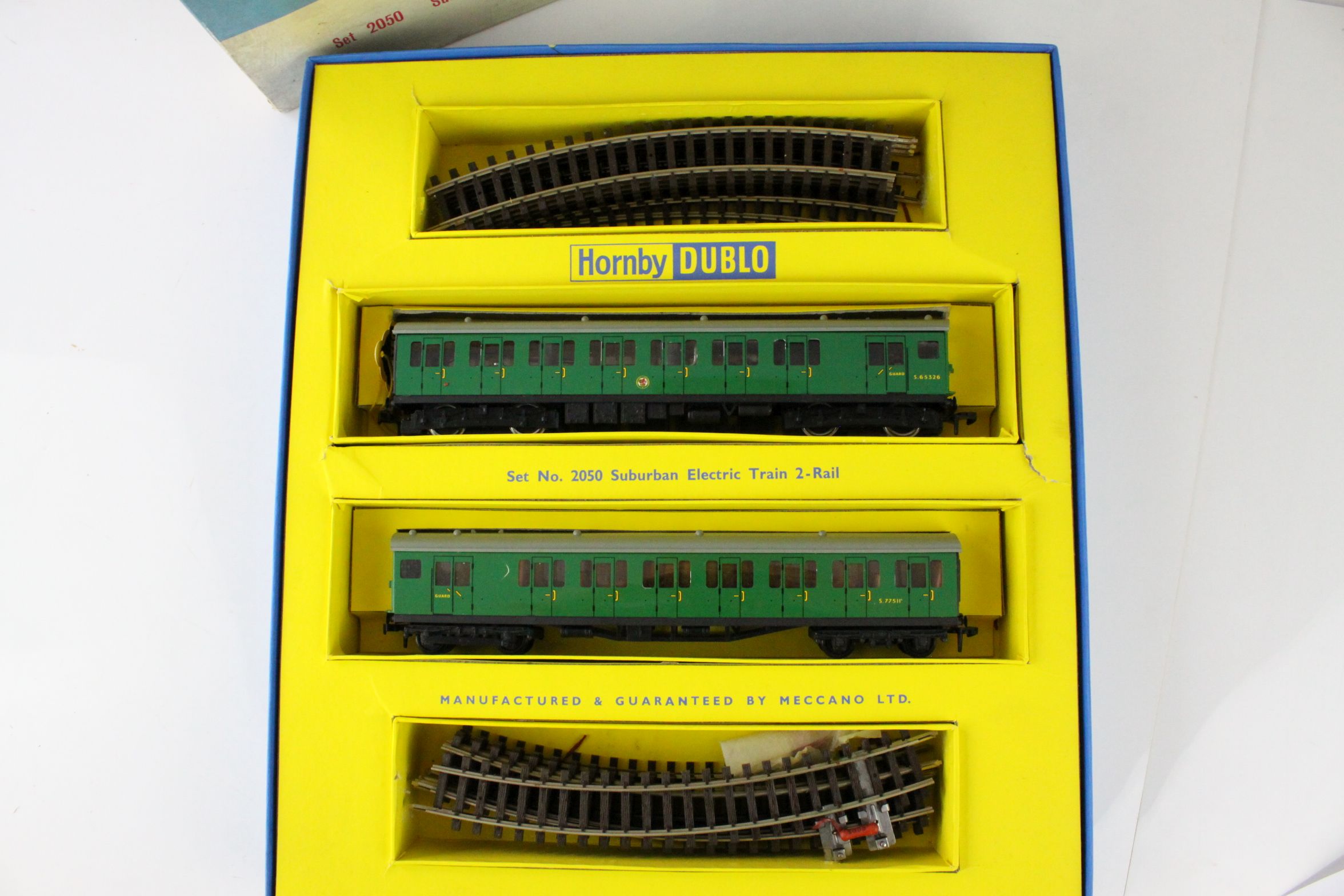 Boxed Hornby Dublo 2050 Surburban Electric Train Set, complete and appearing vg - Image 2 of 7