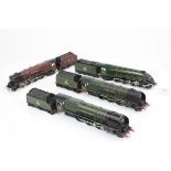 Four Hornby Dublo locomotives to include 2 x Duchess of Montrose, Silver King and Duchess of Atholl,