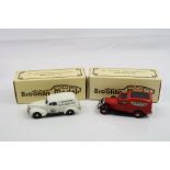 Two boxed Brooklin Models 1:43 metal models to include BRK16 1935 Dodge Van Miniature Cars USA