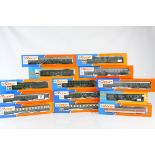 13 Boxed ROCO HO gauge items of rolling stock, all coaches