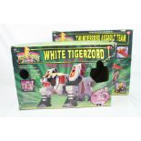 Two boxed Bandai Power Rangers figures to include 2271 White Togerzord with White Ranger figure