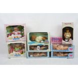 Eight boxed baby dolls to include Pedigree Baby Sarah, 2 x Teeny Baby Bubbles, Berjusa, 2 x Adam &