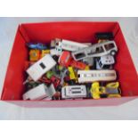 Approx 60 loose play worn models, mostly diecast, to include Corgi, Matchbox etc