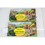 Two boxed HOC Humbrol Art Oil Scenic Enamel Painting Kits