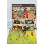 Boxed Timpo Indian Village Set unchecked but containing a large quantity of figures and accessories,