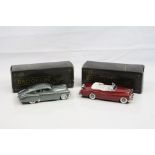 Two boxed 1:43 Brooklin Models white metal models to include BRK 20a 1953 Buick Skylark