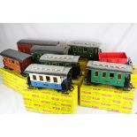 Lehmann G Scale - 13 Boxed items of rolling stock, very good overall condition to include 3010