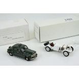 Two boxed metal models to include Jemini LMR 001 1955 Rover 90 Cheshire Constabulary and Plumbies No