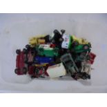 Group of approx 35 loose, mostly diecast, play worn models to include Matchbox, Corgi etc