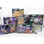 Star Wars - Eight boxed Galoob Micro Machines sets to include Double Takes Death Star, Ice Planet