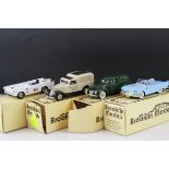 Four boxed 1/43 Brooklin Models metal models to include NO 9 1940 Ford Sedan Delivery, 13a 1957 Ford