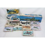 11 Boxed Revell plastic model kits, all unbuilt, to include 1/260 H437 Polaris Nuclear Submarine,