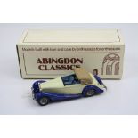 Boxed Abingdon Classics 1/43 Series 3 no 4 SA Tickford ½ open 1936 in blue/cream with blue interior,