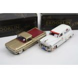 Two boxed 1/43 Brooklin Models metal models to include BRK 31 1953 Pontiac Sedan Delivery Gulf Oil