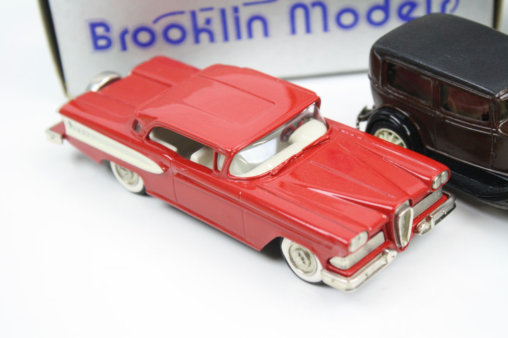 Three boxed 1/43 Brooklin Models metal models to include BRK 22X 1958 Edsel Citation Brooklin - Image 6 of 7