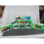 10 Boxed Siku 1/32 farming models to include 2866, 2650, 3265 x 3, 2650, 3652, 3282, 3271, and 4057,