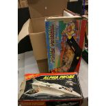 Four boxed toys to include Matchbox Streak track set, Zodiac Toys Road Racing Set, Fisher Price