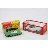 Cased Mini Dinky No 18 Mercedes Benz 230 SL in white and a boxed Ifabex (Holland) 2514 Mercedes Benz