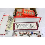 Ten boxed metal figures and box sets to include Britains 7201, 7203, 5 x carded Del Prado,