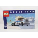 Lego - Boxed Model Team 5580 Highways Rig Tractor, with instructions, damage to box top, unchecked