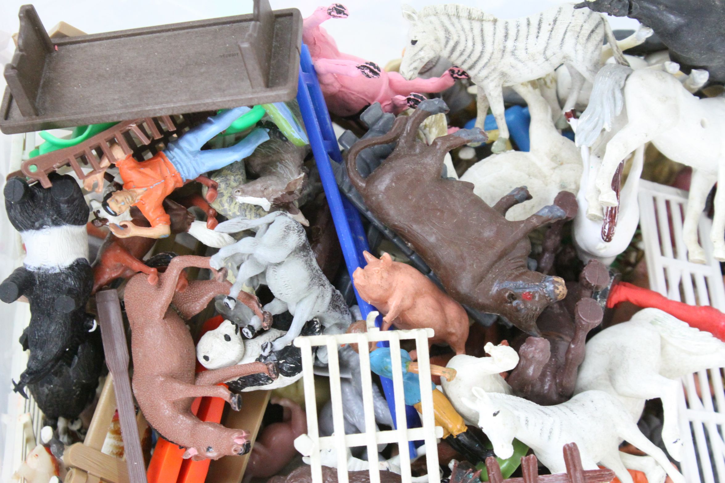 Quantity of plastic farm and zoo animals to include Britains - Image 3 of 4