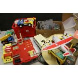 Quantity of Fisher Price toys plus other vintage toys to Include marbles, plastic figures etc