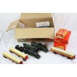 Group of OO gauge model railway to include Triang Princess Victoria locomotive, 7 x items of rolling