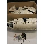 Star Wars - Two original vehicles to include Millennium Falcon and Rebel Transporter, plus 6 x