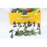 Group of circa 1970/80s plastic farming and military figures