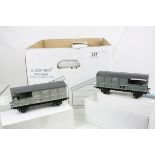 14 Boxed and build Parkside Dundas O gauge items of rolling stock to include PS27, PS26 x 2, PS38,