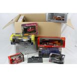 18 Boxed / cased diecast models to include Corgi, Schuco Merceds Benz, Lledo, Maisto etc