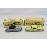 Two boxed 1:43 Brooklin Models white metal models to include BRK 35x 1957 Ford Skyliner Historic