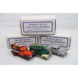 Three boxed 1:43 ltd edn Durham Classics Automotive Miniatures Subscribers Models to include 1999 (