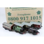 Collection of Hornby O gauge model railway to include 2 x locomotives (0-4-0 BR black livery tank