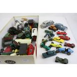 Collection of vintage Dinky, Matchbox and Corgi diecast models in a good play worn condition