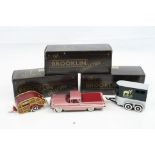 Three boxed 1/43 Brooklin Models metal models to include BRK 53 1955 Chevrolet Cameo, BRK 53x 1955