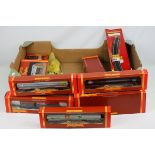 14 Boxed & carded Hornby OO gauge model railway accessories to include R739 Operating Crane, 4 x