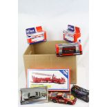 14 Boxed diecast models to include 4 x Corgi Best of British, Corgi American LaFrance ,Onyx F1 etc