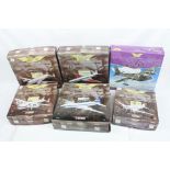 Six boxed Corgi Aviation Archive 1:144 scale diecast models, to include Frontier Airliners Avro York