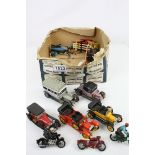 Group of circa 1960s/70s diecast and plastic models to include 6 x Corgi Classics, Britains