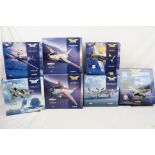 Seven boxed ltd edn Corgi the Aviation Archive model planes to include 3 x Jet Fighter Power (